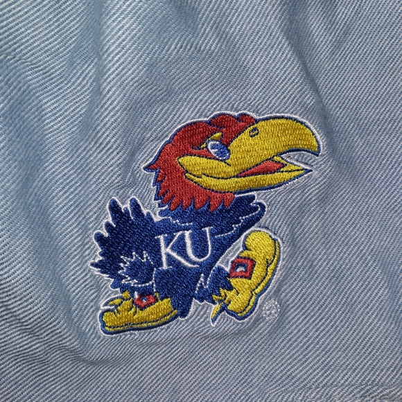Kansas Jayhawks shortie pj set, size L - Picture 4 of 10